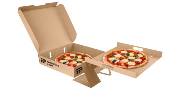 La evolución de la caja: El doble de pizza en la mitad del espacio